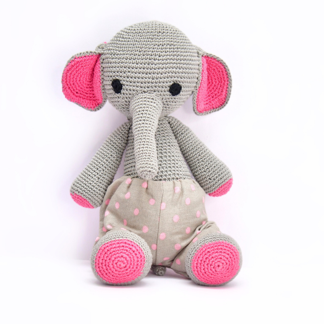 Ellie Holiday Crochet Elephant