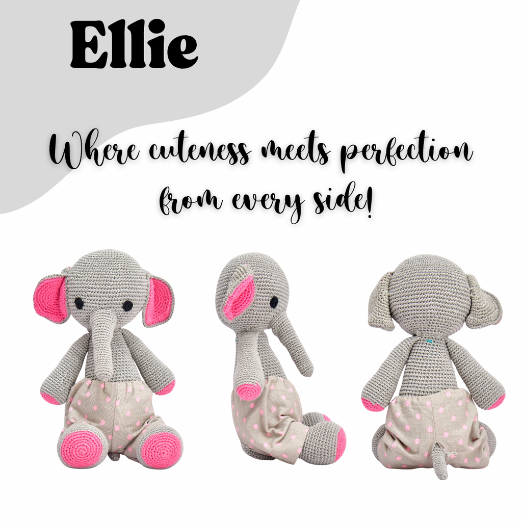 Ellie Holiday Crochet Elephant