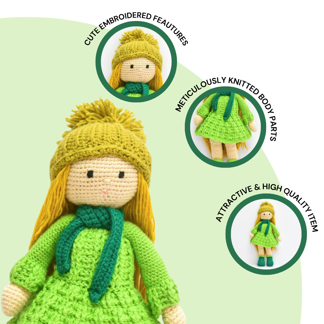 Greenz Crochet Doll