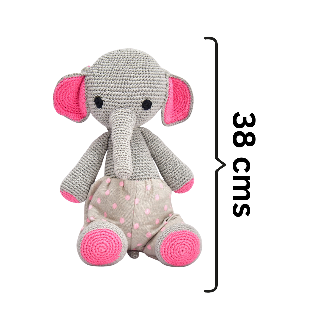 Ellie Holiday Crochet Elephant