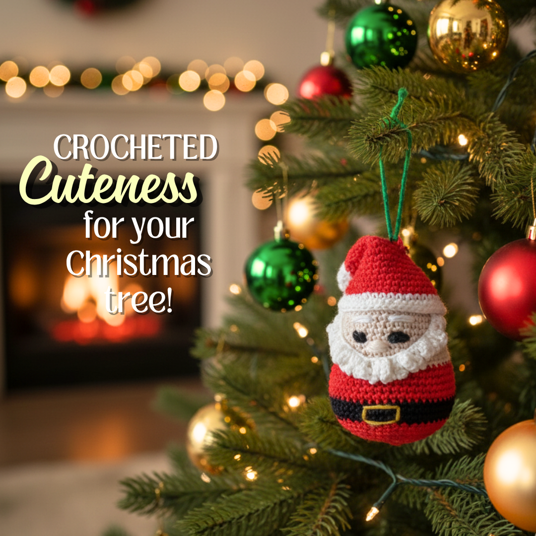 Santa Crochet Ornament