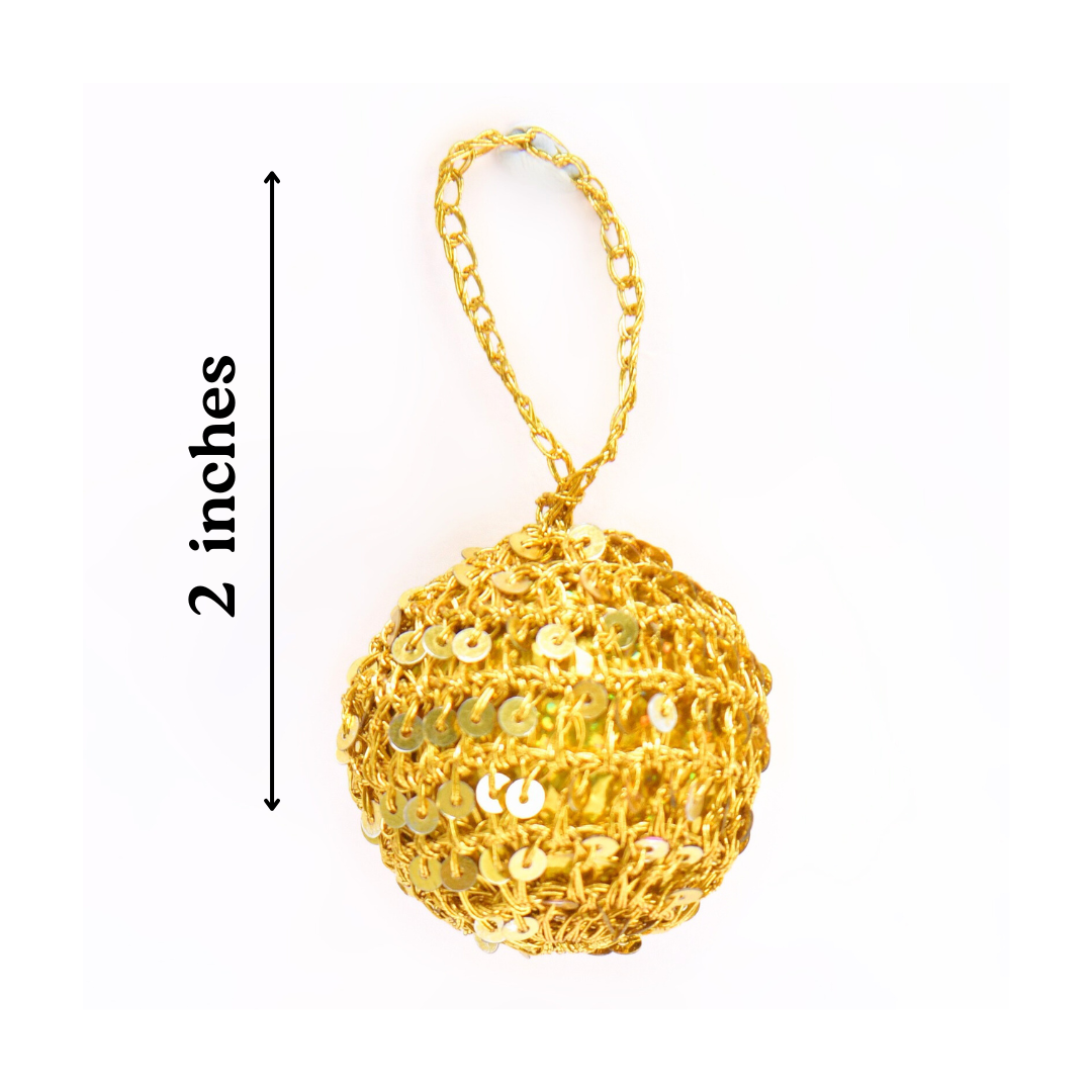 Bauble Crochet Ornament