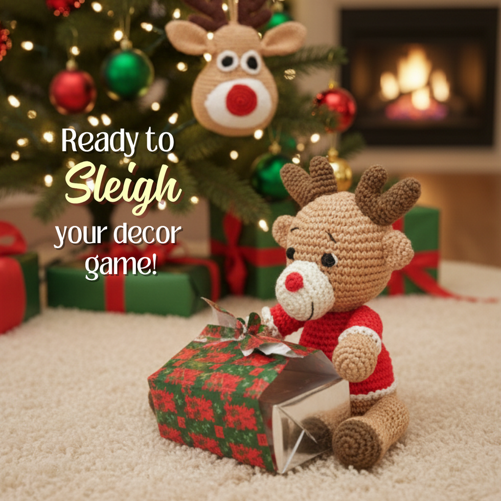 Reindeer Crochet Toy