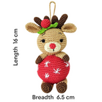 Reindeer Crochet Ornament