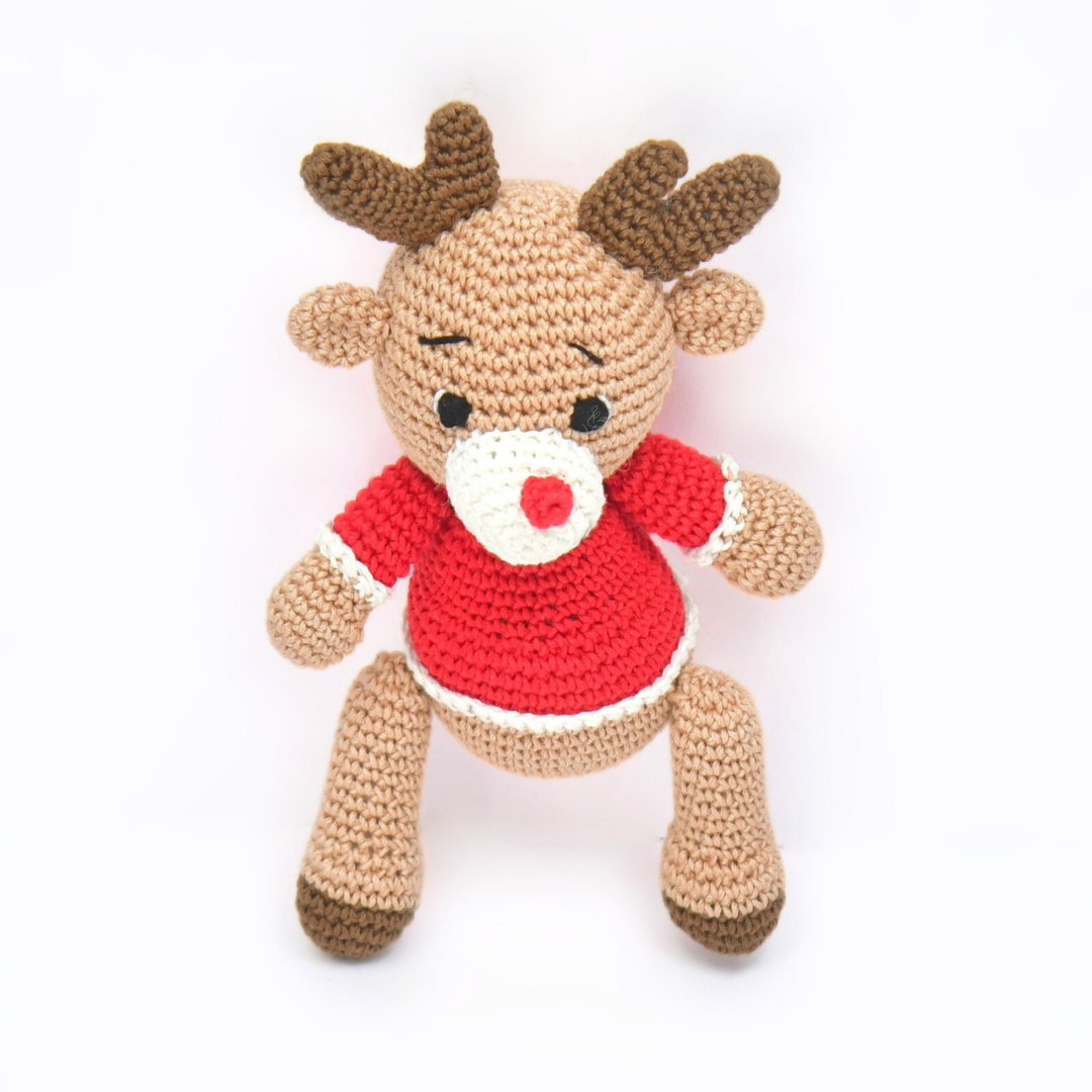 Reindeer Crochet Toy