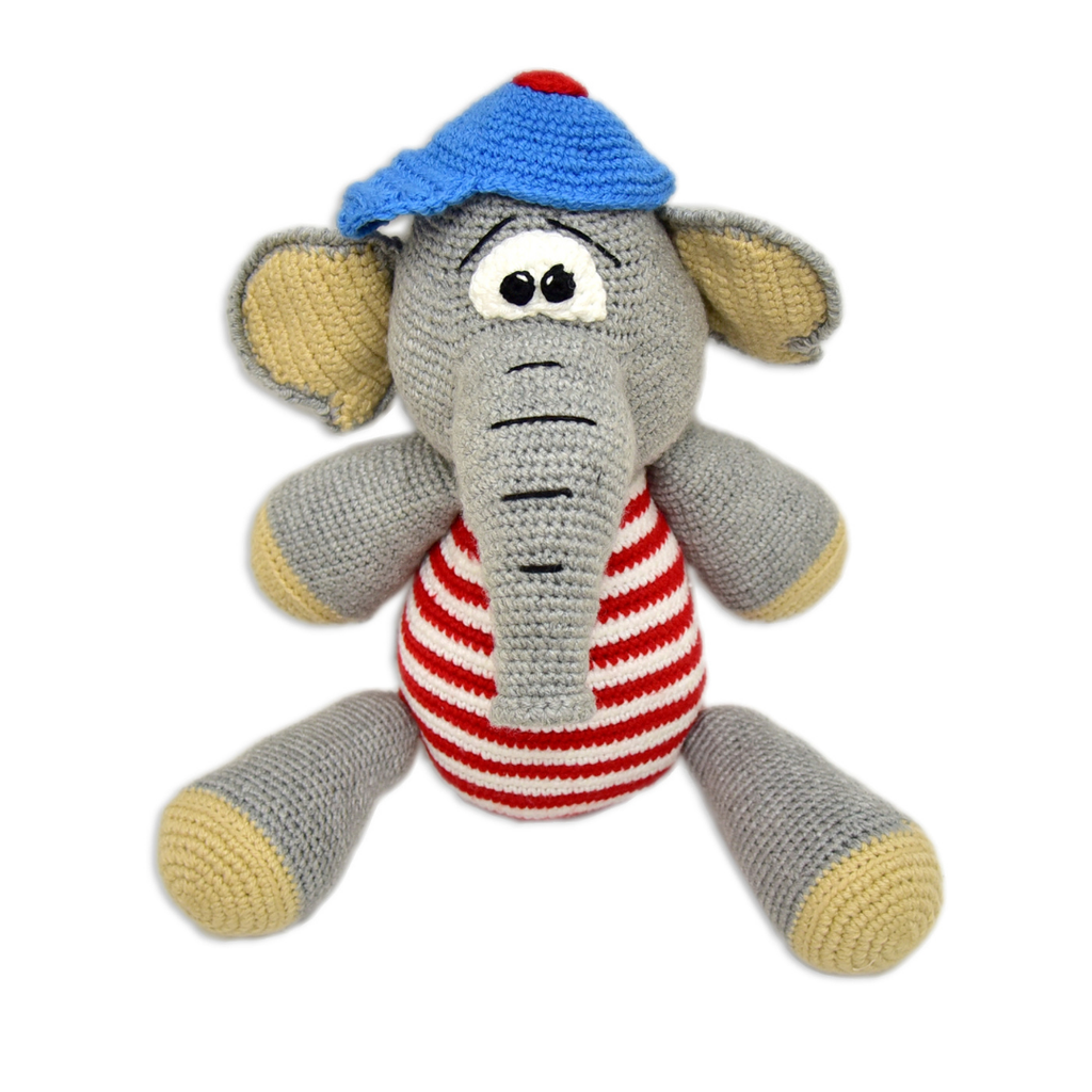 Bobo Elephant Crochet Toy