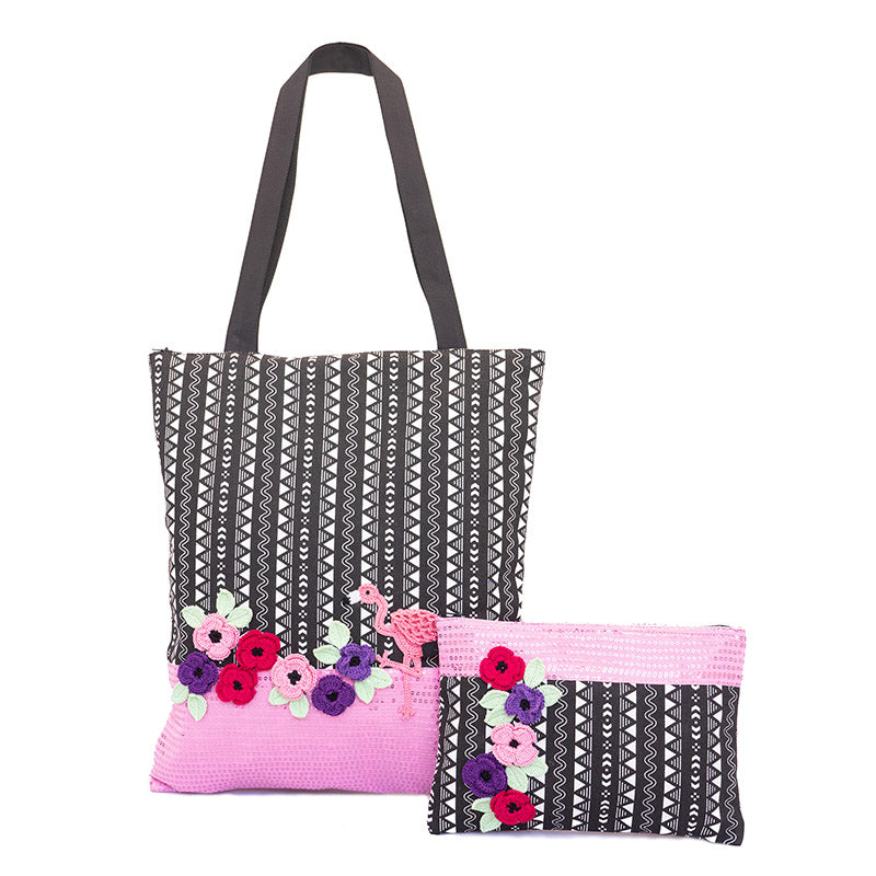 Pink Tote Bag