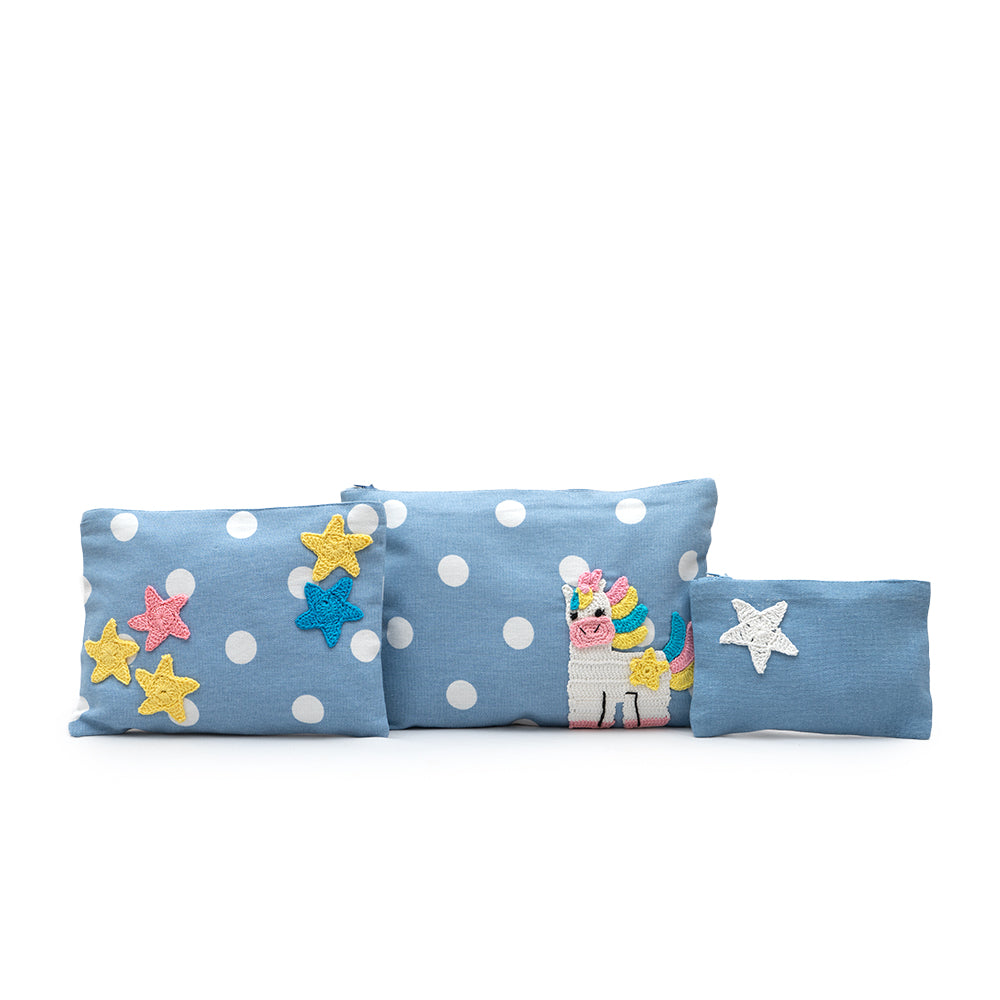 Unicorn Stars Storage Pouch