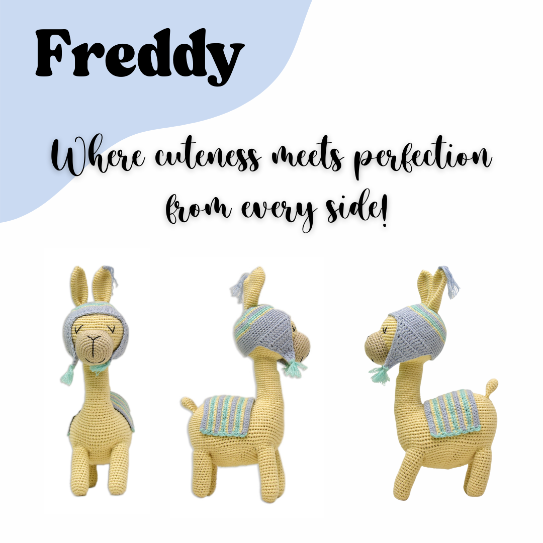 Freddy Llama Crochet Toy