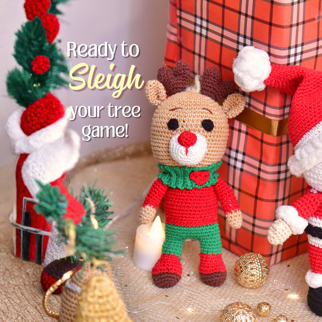 Reindeer Crochet Toy