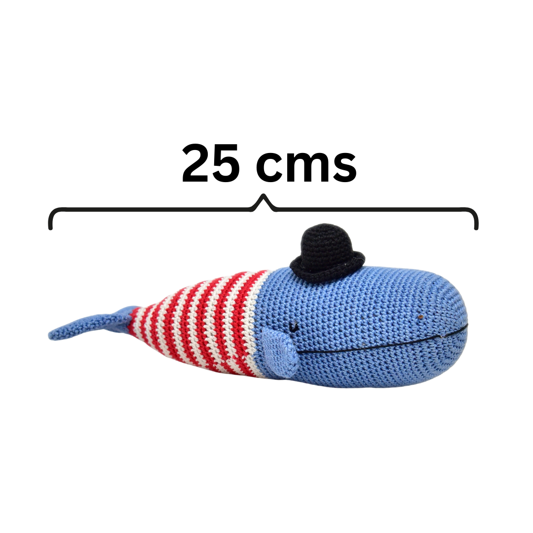 Flynn Whale Crochet Toy