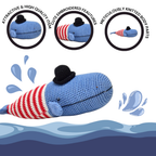 Flynn Whale Crochet Toy
