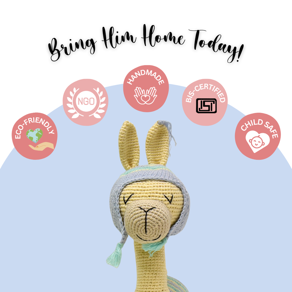 Freddy Llama Crochet Toy