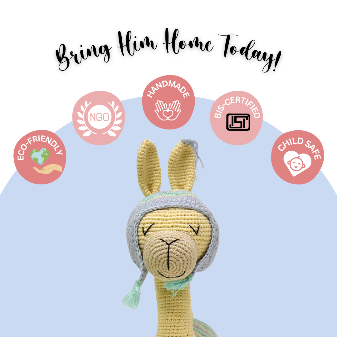 Freddy Llama Crochet Toy