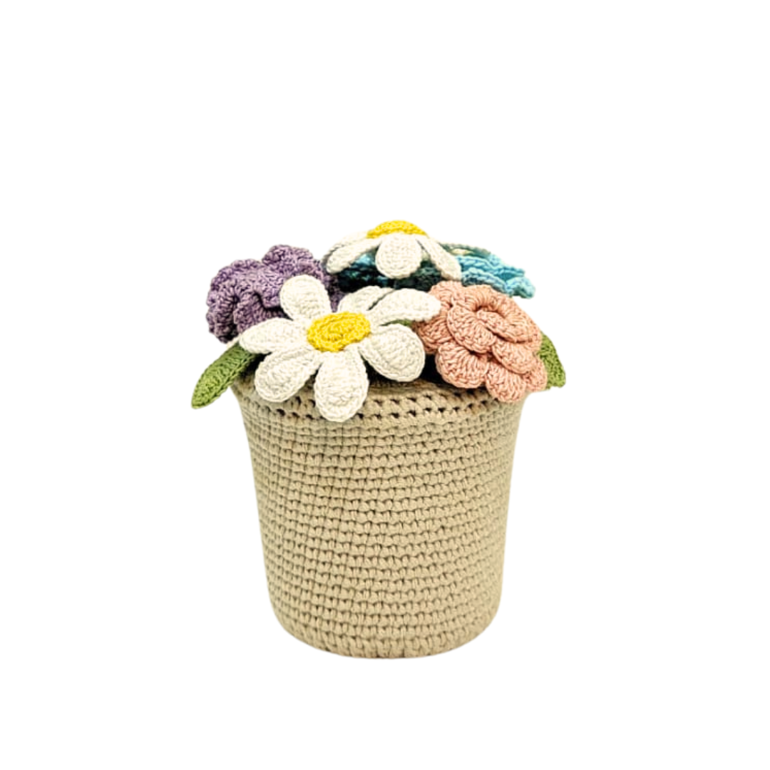 Crochet Bloom Pot