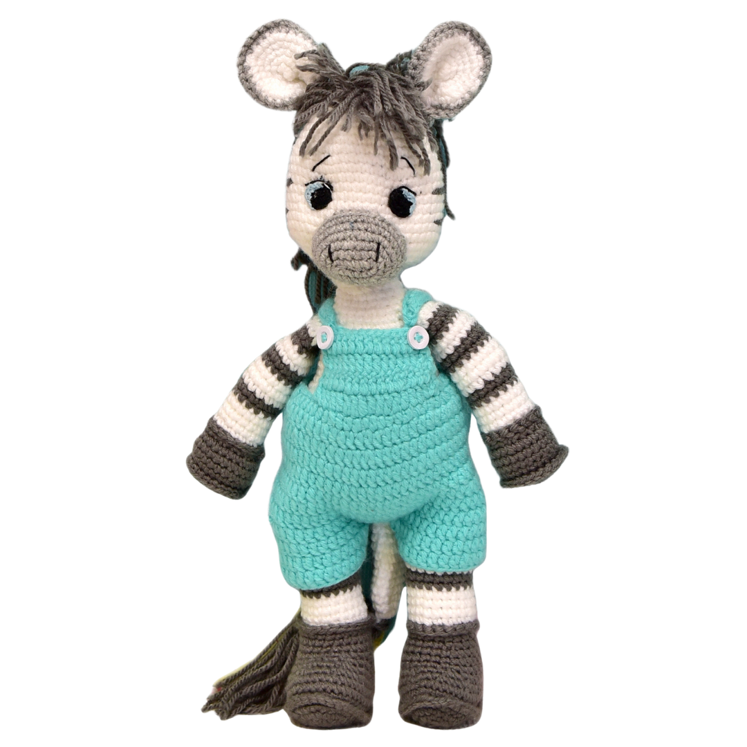 Albert Zebra Crochet Toy