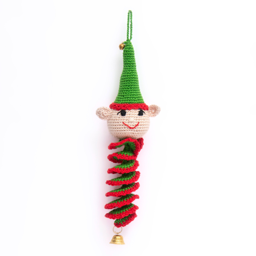 Elf Crochet Ornament