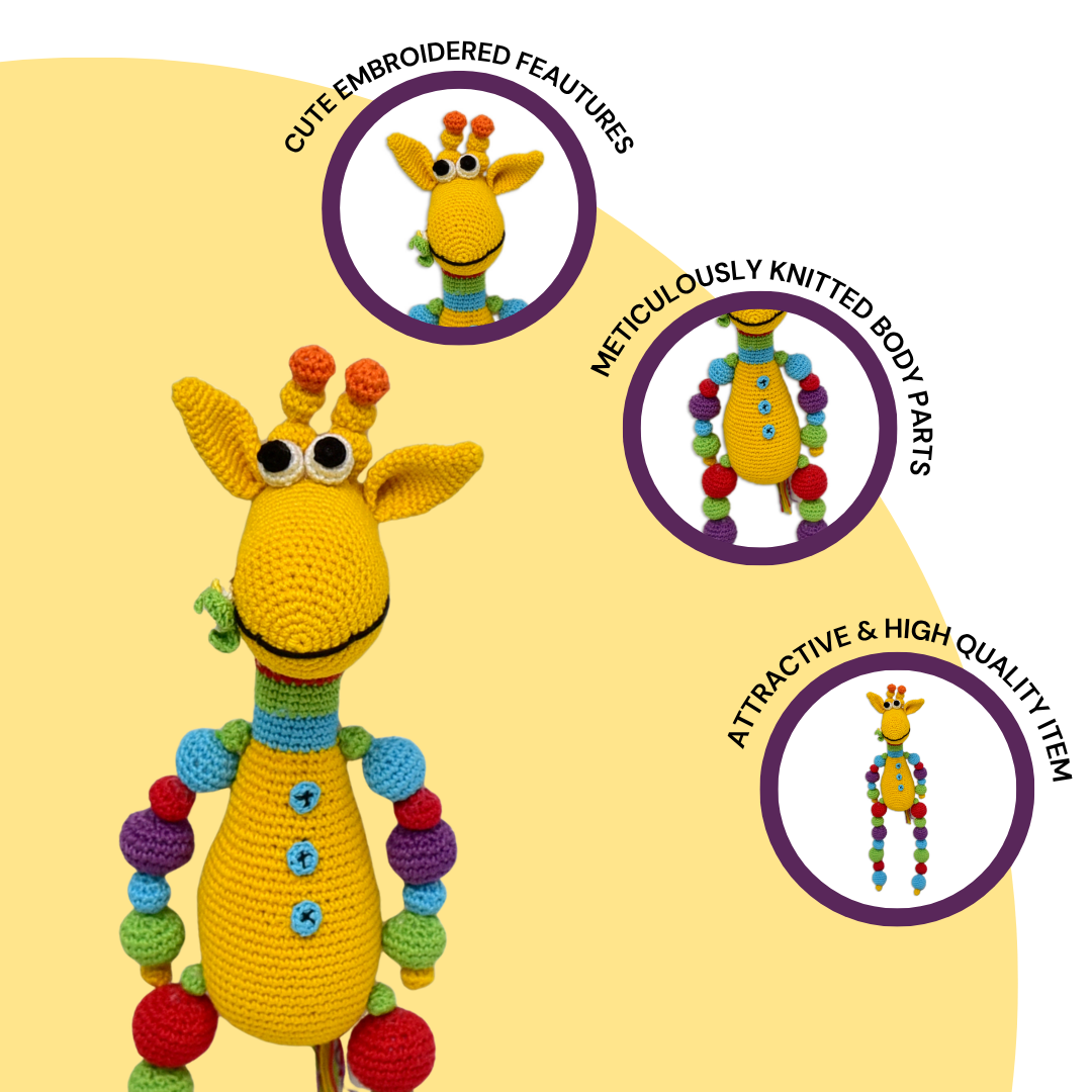Skye Giraffe Crochet Toy
