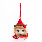 Elf Crochet Ornament