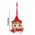 Elf Crochet Ornament