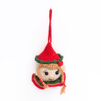 Elf Crochet Ornament