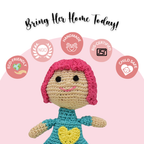 Woffee Crochet Doll