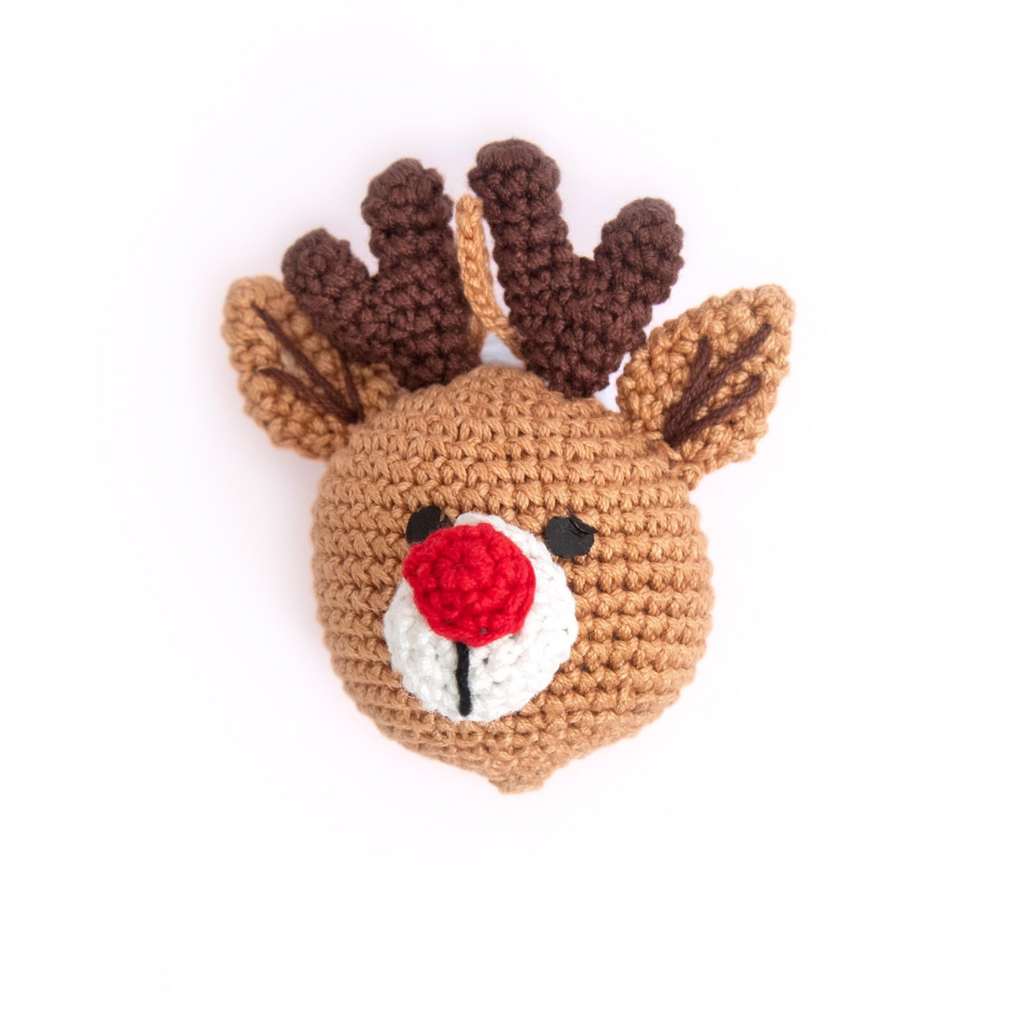 Reindeer Crochet Ornament