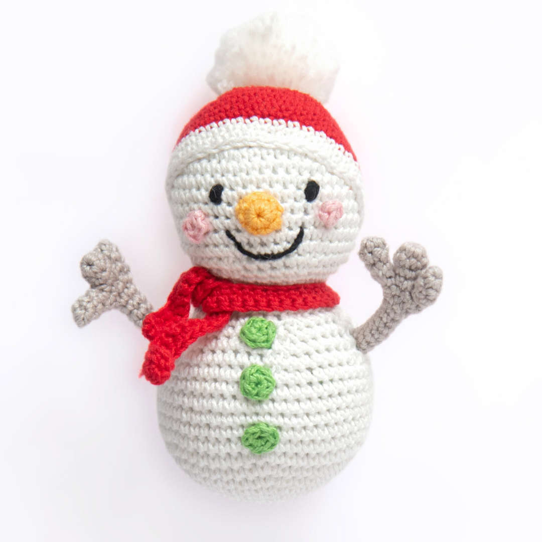 Snowman Crochet Toy