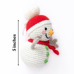 Snowman Crochet Toy