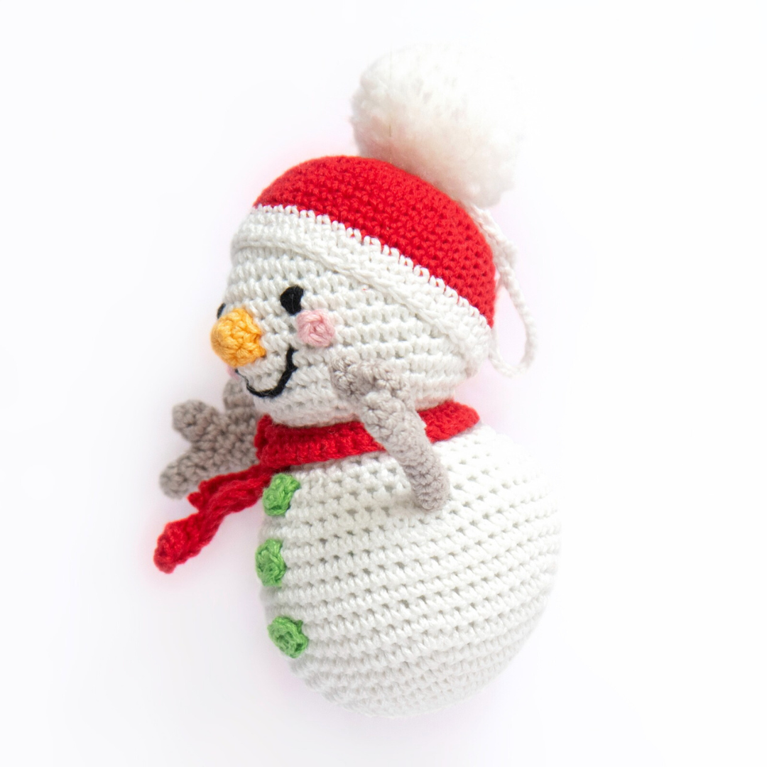 Snowman Crochet Toy