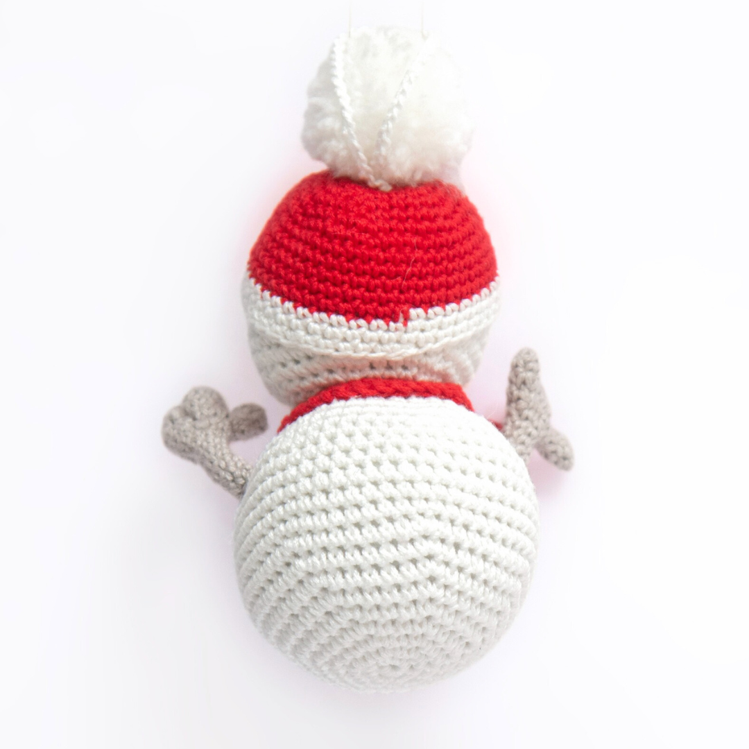 Snowman Crochet Toy