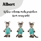 Albert Zebra Crochet Toy