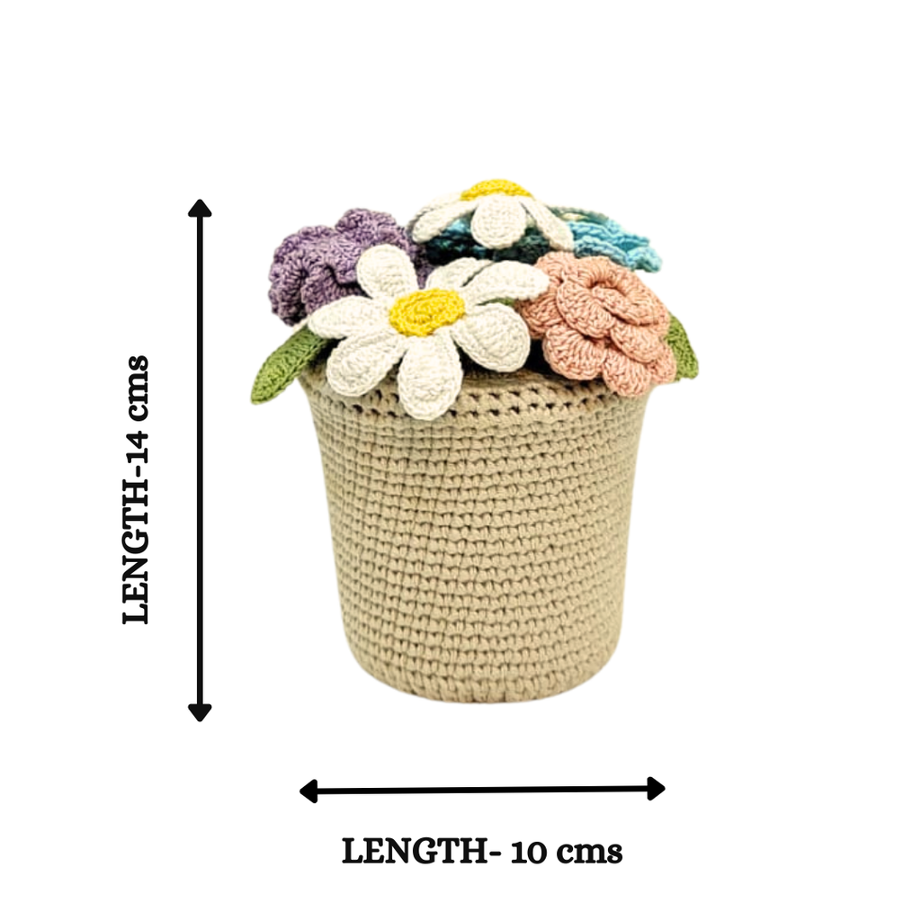 Crochet Bloom Pot