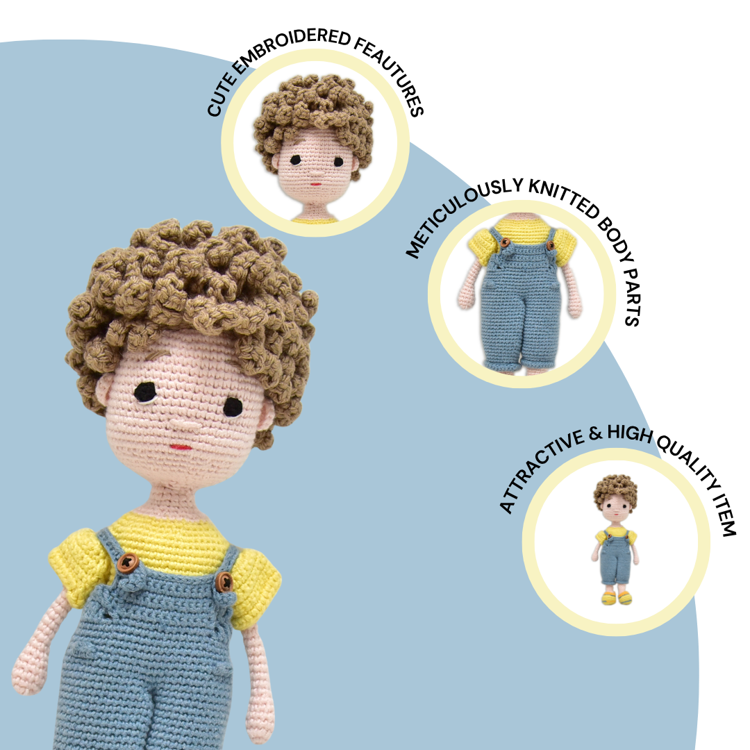 Ethan Crochet Doll