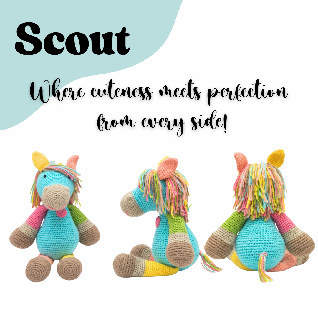 Scout Horse Crochet Toy