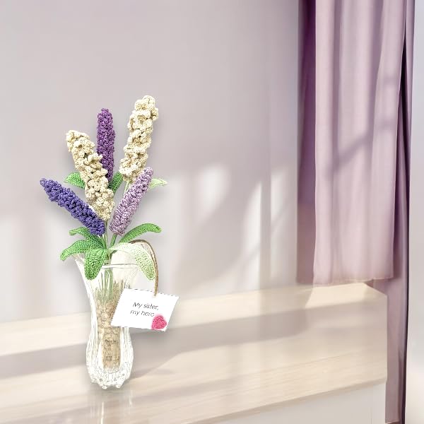Lavender Hyacinth Crochet Bouquet