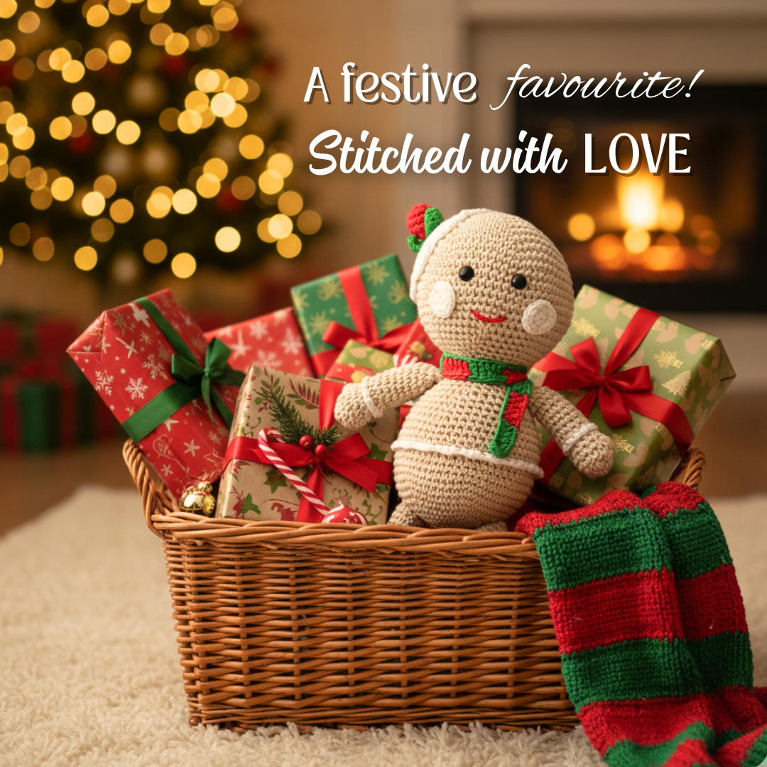 Gingerbread Crochet Doll