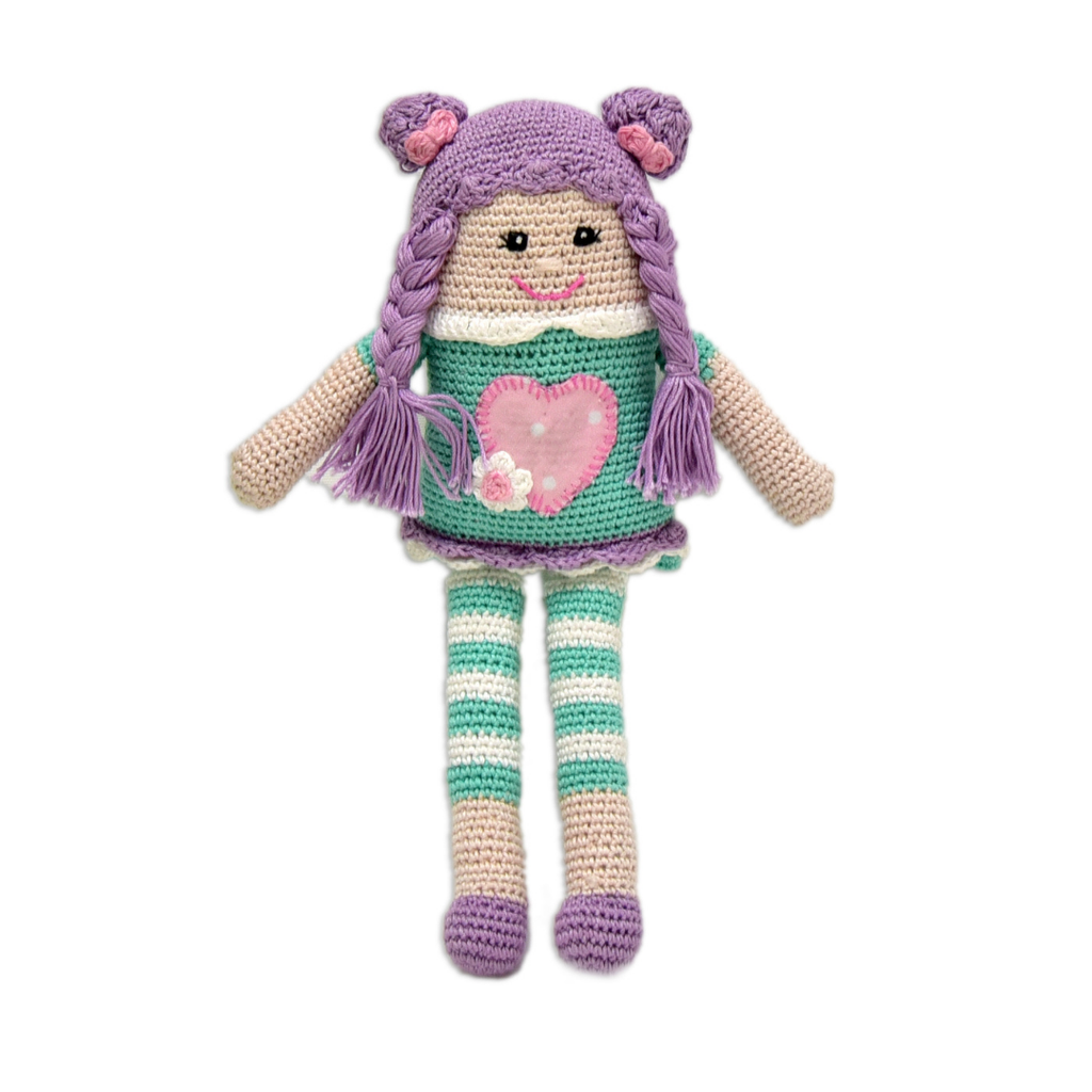 Purple Pie Crochet Doll