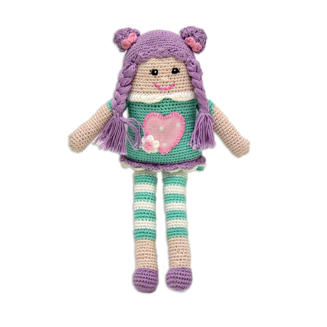 Purple Pie Crochet Doll