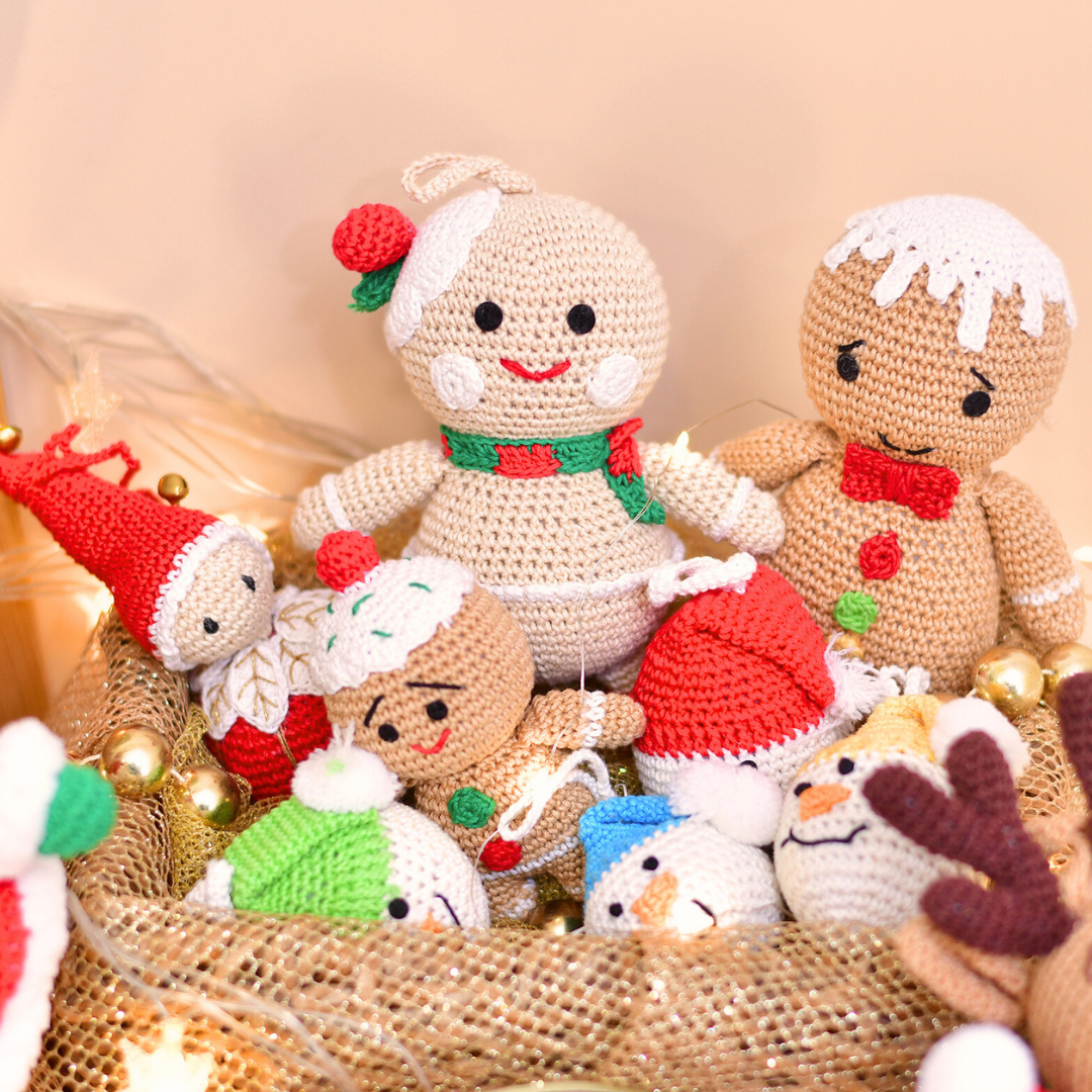 Gingerbread Crochet Doll