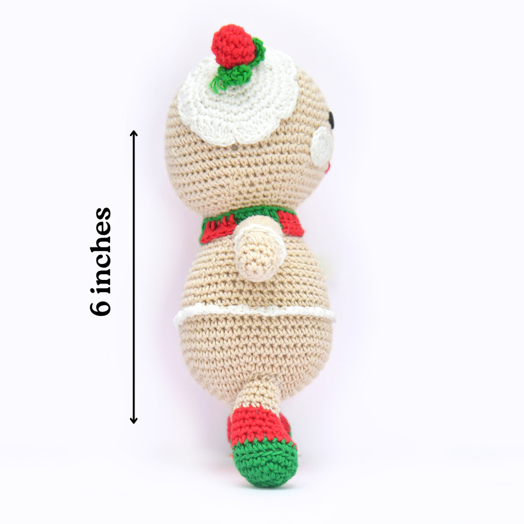 Gingerbread Crochet Doll