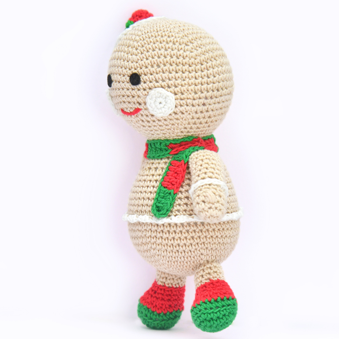 Gingerbread Crochet Doll