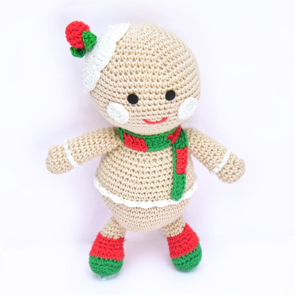 Gingerbread Crochet Doll
