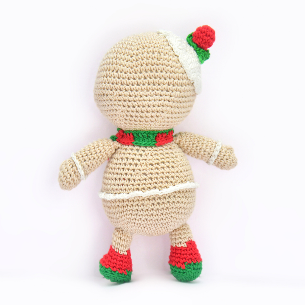 Gingerbread Crochet Doll