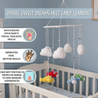 Airplane Cloud Nursery Mobile