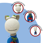 Dandy Deor Crochet Donkey