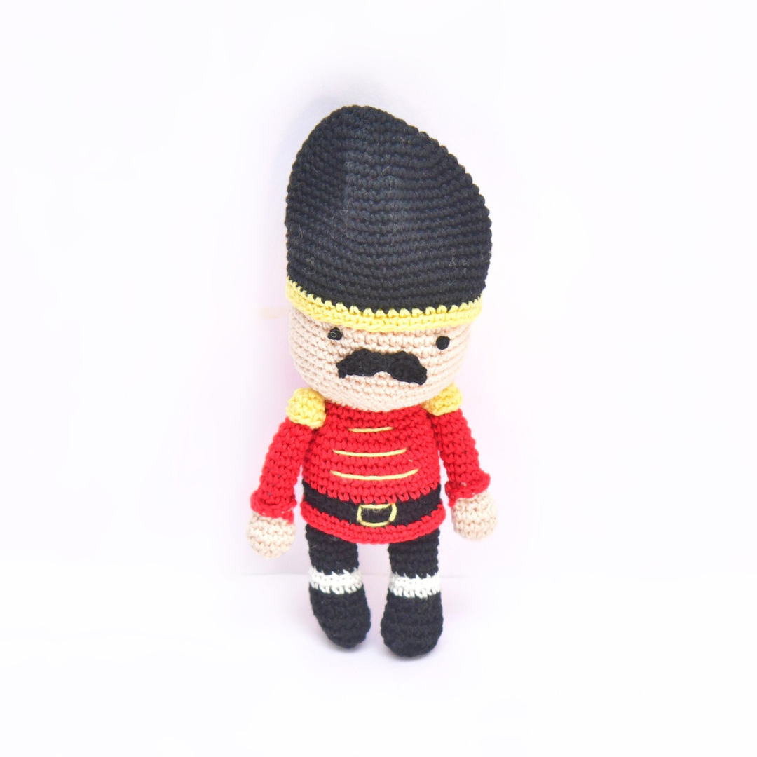 Nutcracker Soldier Crochet Doll