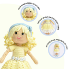 Flan Crochet Doll
