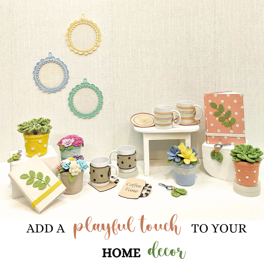 Crochet Bloom Pot