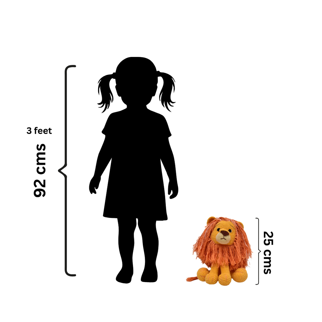 Asad Lion Crochet Toy
